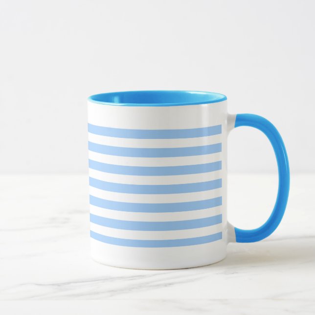 Caneca Listras Branco-Azuis (Direita)