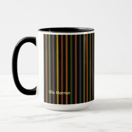 Caneca Listras de Fita Opacas