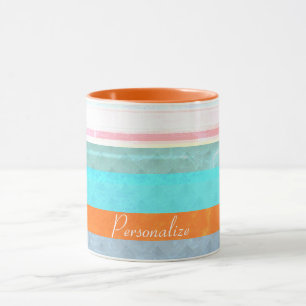 Caneca Listras Desbotadas e Envelhecidas Personalizadas