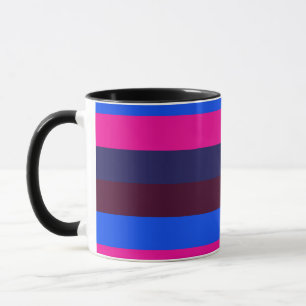 Caneca Listras neon à meia-noite