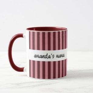 Caneca Listras Verticais Elegantes de Duas Cores
