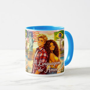 Caneca literária A linguagem do amor