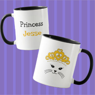 Caneca Little Cat Princess Personalizável