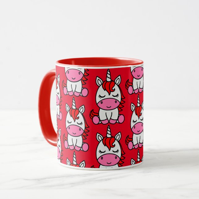 Caneca Little Girls Unicorn Pony (Frente Esquerda)