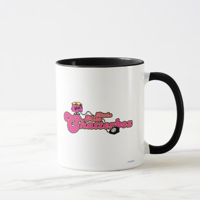Caneca Little Miss Chatterbox | Cabo de telefone longo (Direita)