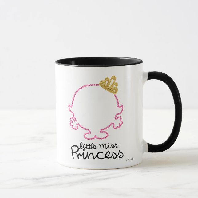 Caneca Little Miss Princesa | Face Vazio (Direita)
