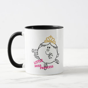 Caneca Little Miss Princesa Letra rosa
