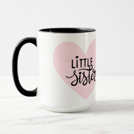 Caneca Little Sister Heart Mug