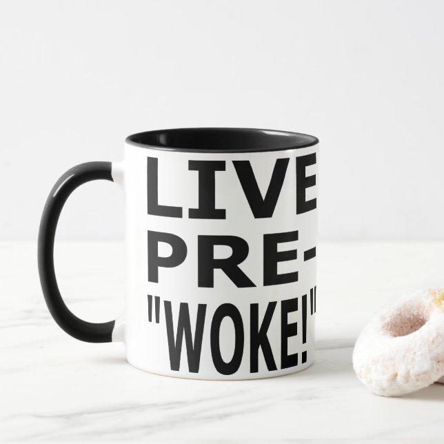 CANECA LIVE PRE- "WOKE!"  (Com Donut)