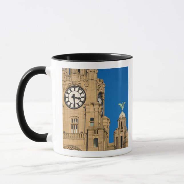 Caneca Liver Building, Liverpool, Merseyside, Inglaterra (Esquerda)