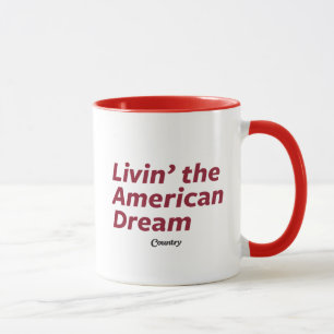Caneca Livin o sonho americano