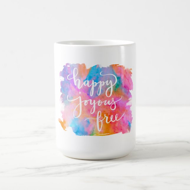 Caneca livre feliz feliz (Center)
