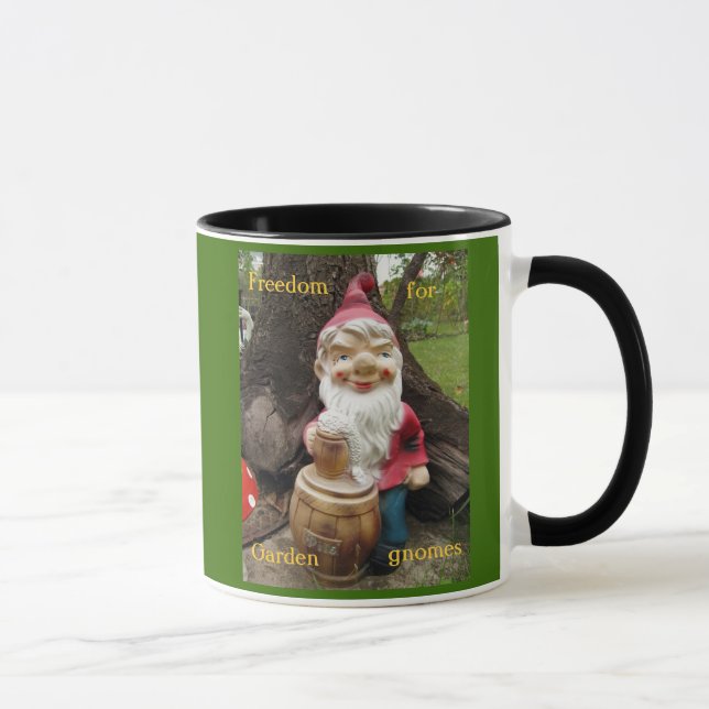 Caneca Livre os gnomos do jardim (Direita)