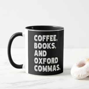 Caneca Livros De Café E Vírgulas De Oxford Professor Lega