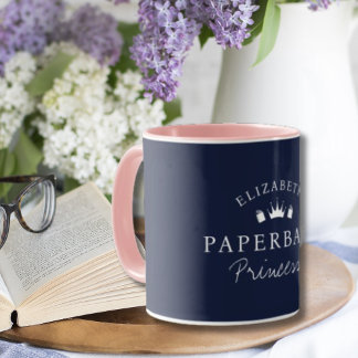 Caneca Livros Personalizados Amantes de Paperback Princes