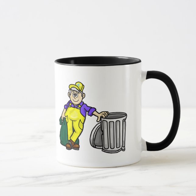 Caneca Lixeira Cinza Velha (Direita)