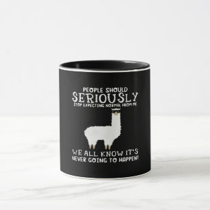 Caneca Llama Gift   As Pessoas devem ser seriamente