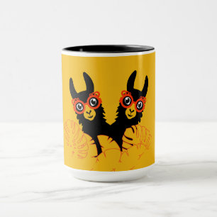 Caneca Llama Sisters