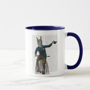 Caneca Llama sobre bicicleta