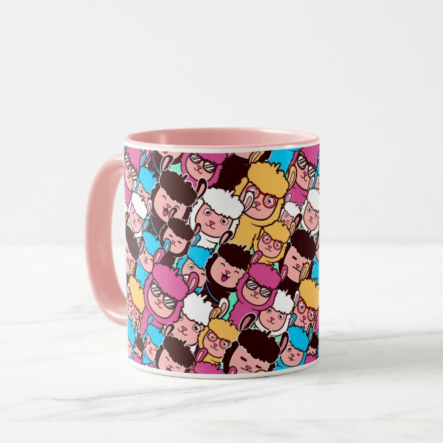 Caneca Llamas Mug (Frente Esquerda)
