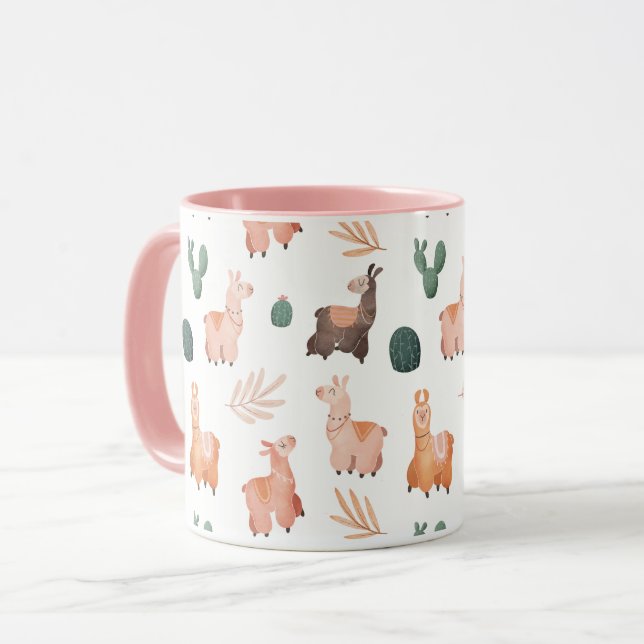 Caneca Llamas Mug (Frente Esquerda)