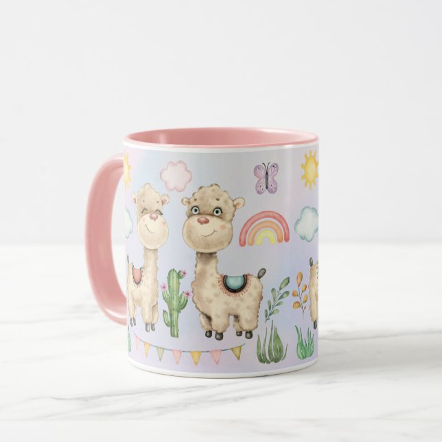 Caneca Llamas mug (Frente Esquerda)