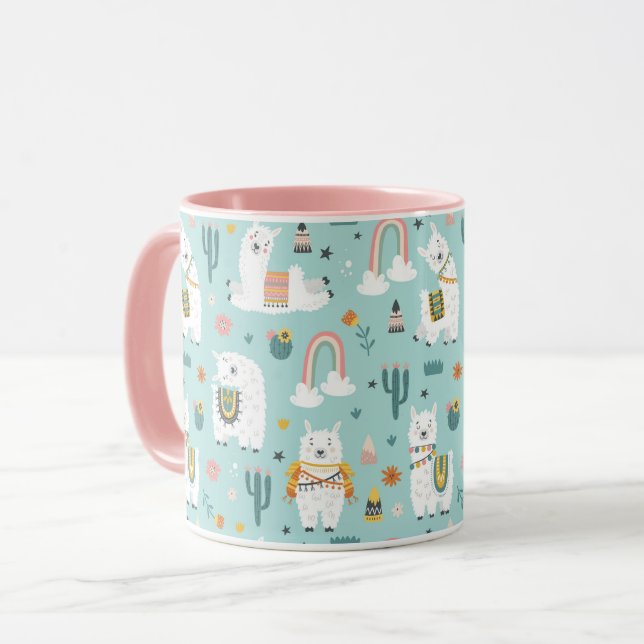 Caneca Llamas Mug (Frente Esquerda)