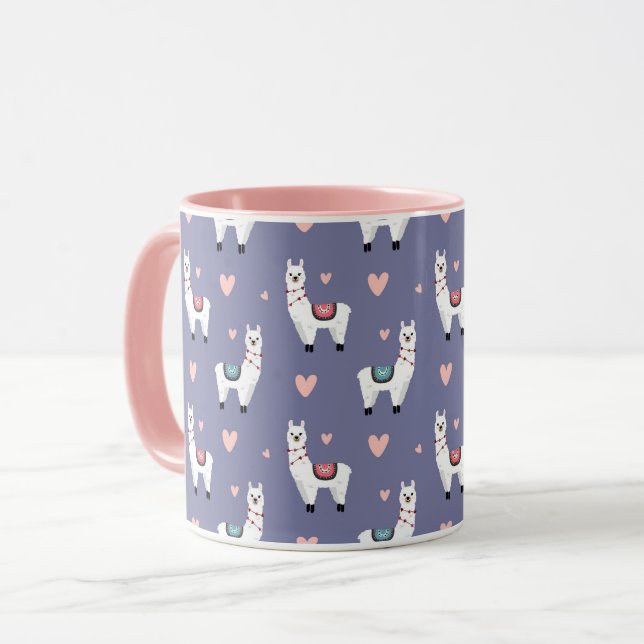 Caneca Llamas Mug (Frente Esquerda)