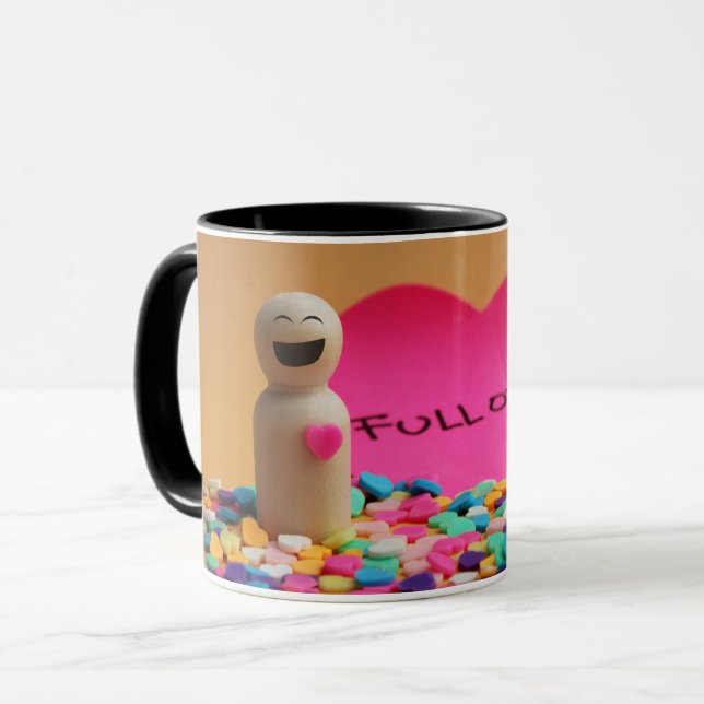 Caneca Lleno de alegría (Frente Esquerda)