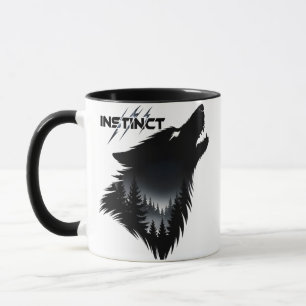 Caneca lobo alfa Gráfico