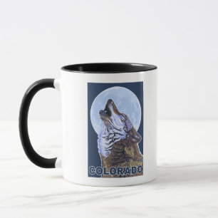 Caneca Lobo cinzento HowlingColorado