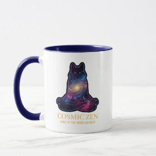 Caneca Lobo Cósmico Zen – Animal Espiritual da Galáxia Me