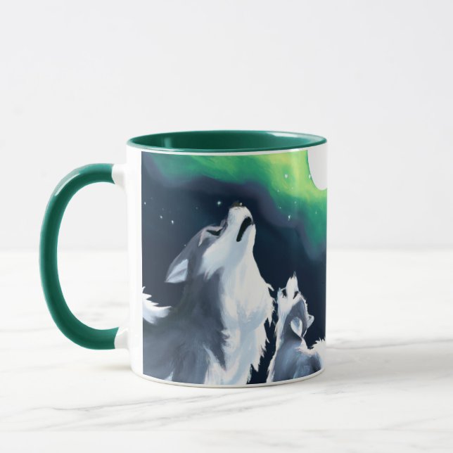 Caneca Lobo Fofo e Almoço na Lua Cheia (Esquerda)