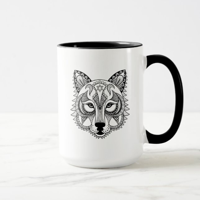Caneca Lobo inspirado (Direita)