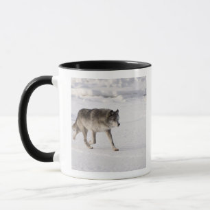 Caneca Lobo que funciona na neve