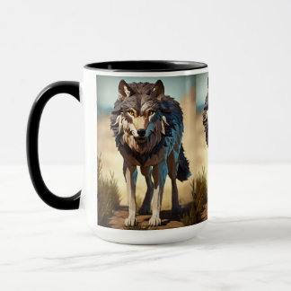 Caneca lobo selvagem Coffee Mug