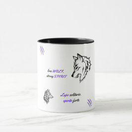 Caneca Lobo Solitário Poderoso