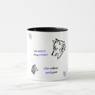 Caneca Lobo Solitário Poderoso