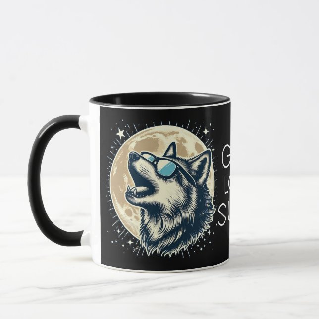 Caneca Lobo Uivando de Óculos de Sol – ELGIS (Esquerda)