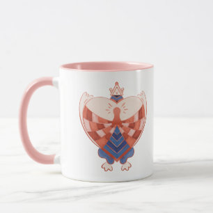 Caneca Localizar Meu Coração: Bloqueio em Forma de Coraçã