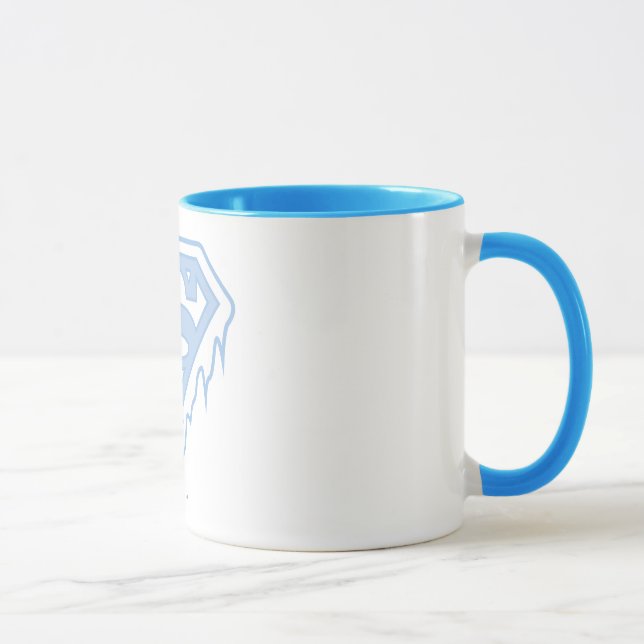 Caneca Logotipo azul da Supergirl (Direita)