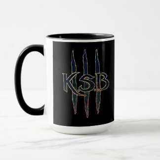 Caneca Logotipo azul do Grunge de KSB