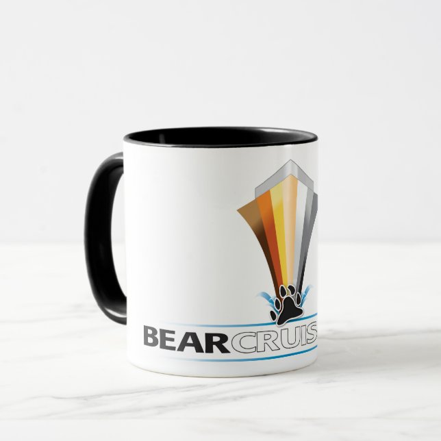 Caneca Logotipo BearCruise.com Coffee Mug (Frente Esquerda)