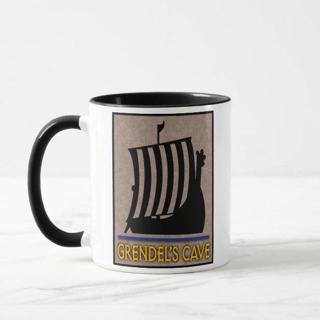 Caneca Logotipo Caverna de Grendel Coffee Mug (Esquerda)