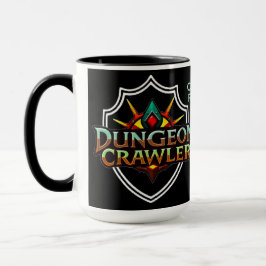 Caneca Logotipo Colorido Personalizado Dungeon Crawler 2