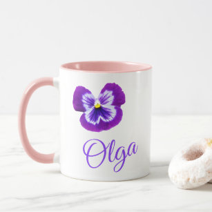 Caneca Logotipo conhecido de "Olga" com um amor perfeito