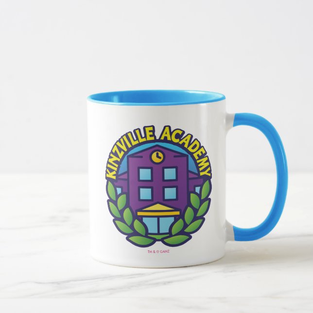 Caneca Logotipo da academia de Kinzville (Direita)