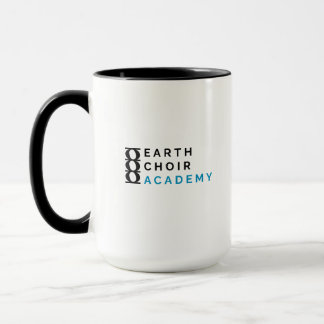 Caneca Logotipo da Academia do Coro da Terra com dois ton
