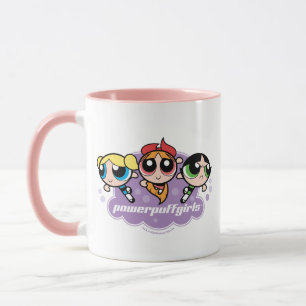 Caneca Logotipo da equipe de garotas Powerpuff