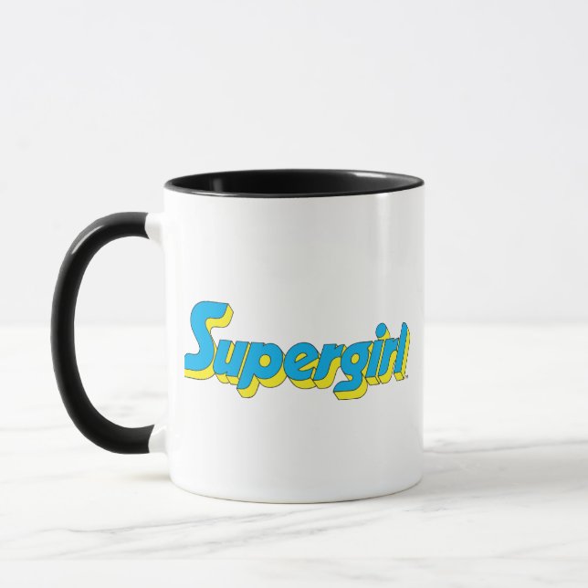 Caneca Logotipo da Supergirl (Esquerda)